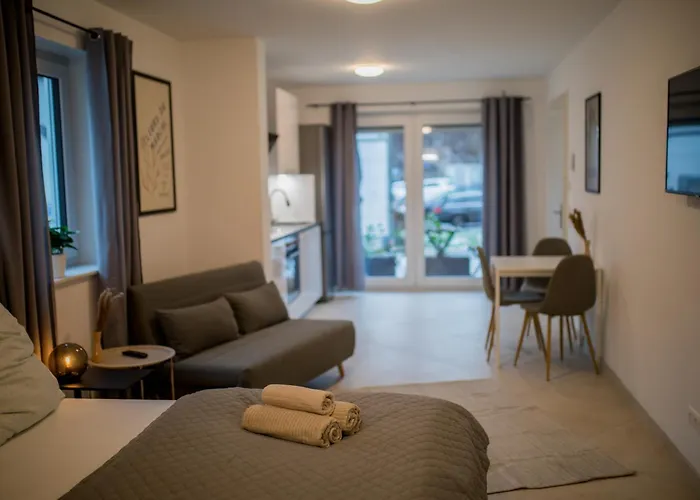 Nyaraló Hugos Design House Am Waldrand - Ruhig & Modern