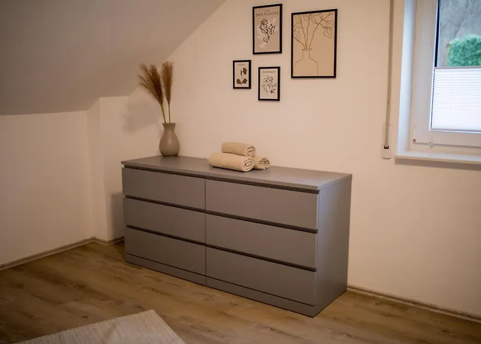 Nyaraló Hugos Design House Am Waldrand - Ruhig & Modern *