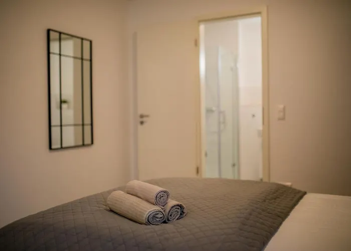 Nyaraló Hugos Design House Am Waldrand - Ruhig & Modern *