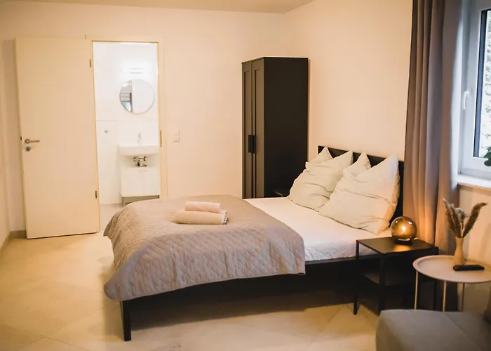 Nyaraló Hugos Design House Am Waldrand - Ruhig & Modern