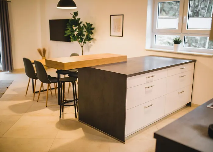 Nyaraló Hugos Design House Am Waldrand - Ruhig & Modern *